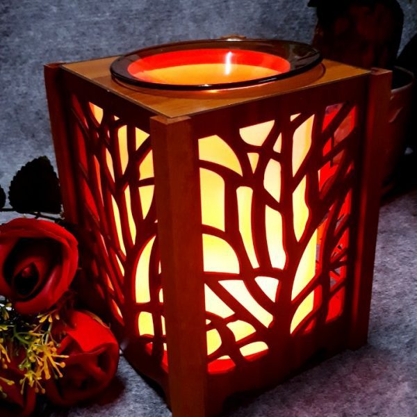 Đèn gỗ hình cây