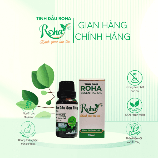 Tinh dầu sen trắng - 15ML