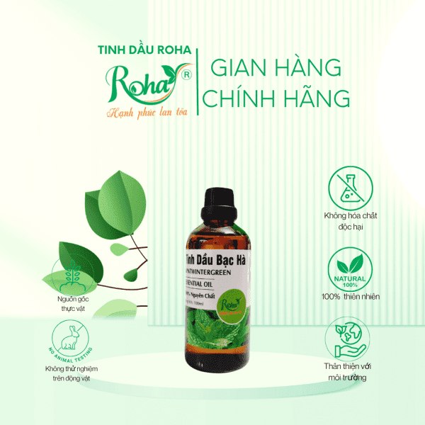 Tinh dầu bạc hà - 100ml
