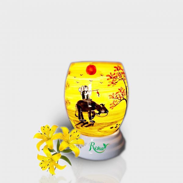 Đèn Bát Tràng trụ - Chiều về