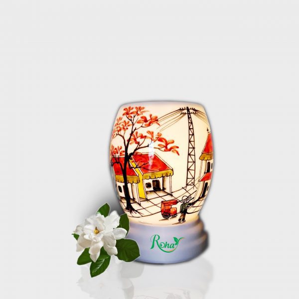 Đèn Bát Tràng trụ - Phố Cổ