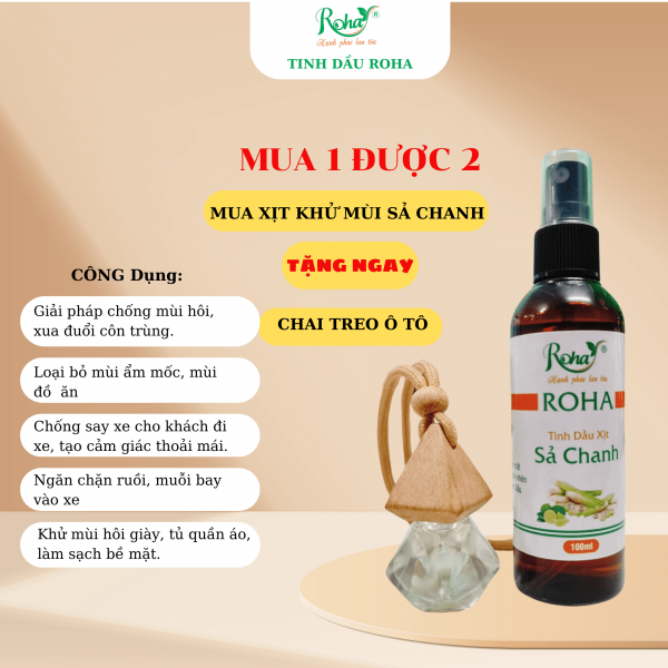 Tinh dầu xịt sả chanh